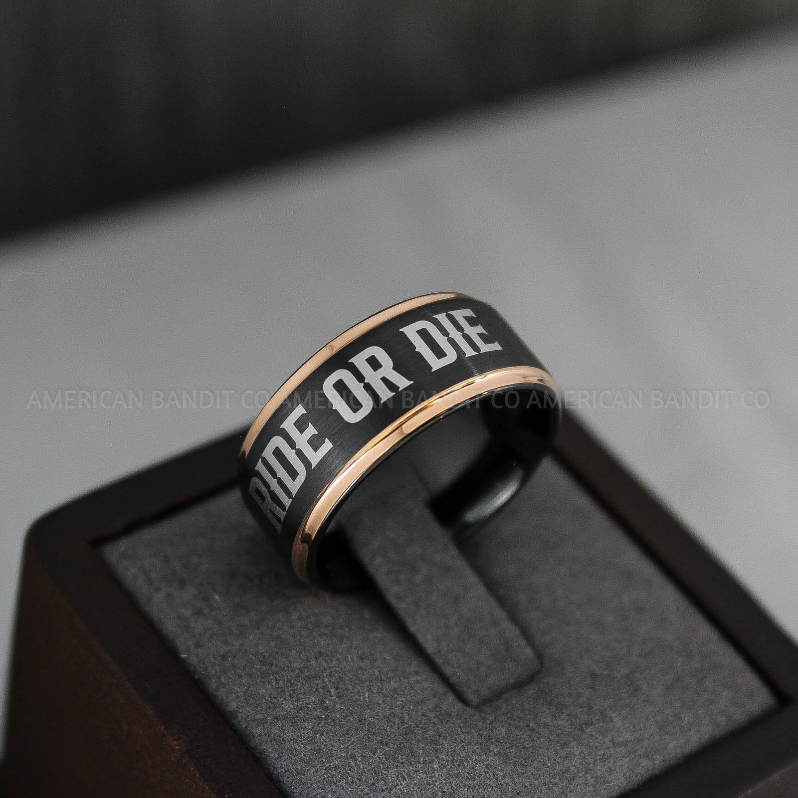 IMG_3423.jpg Ride or Die Rings, Ride or Die, Ride or Die Wedding Rings, Ride or Die Wedding Bands, Black Wedding Rings, Black Wedding Bands, Biker Rings - Image 4