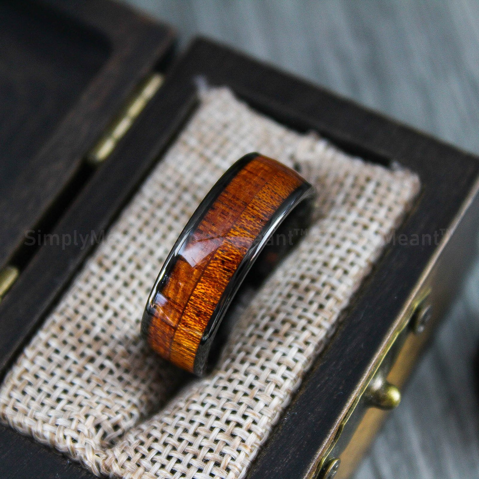 IMG_1547 Wood Wedding Bands, Wood Rings, Couple Wedding Rings, Matching Rings - Image 5