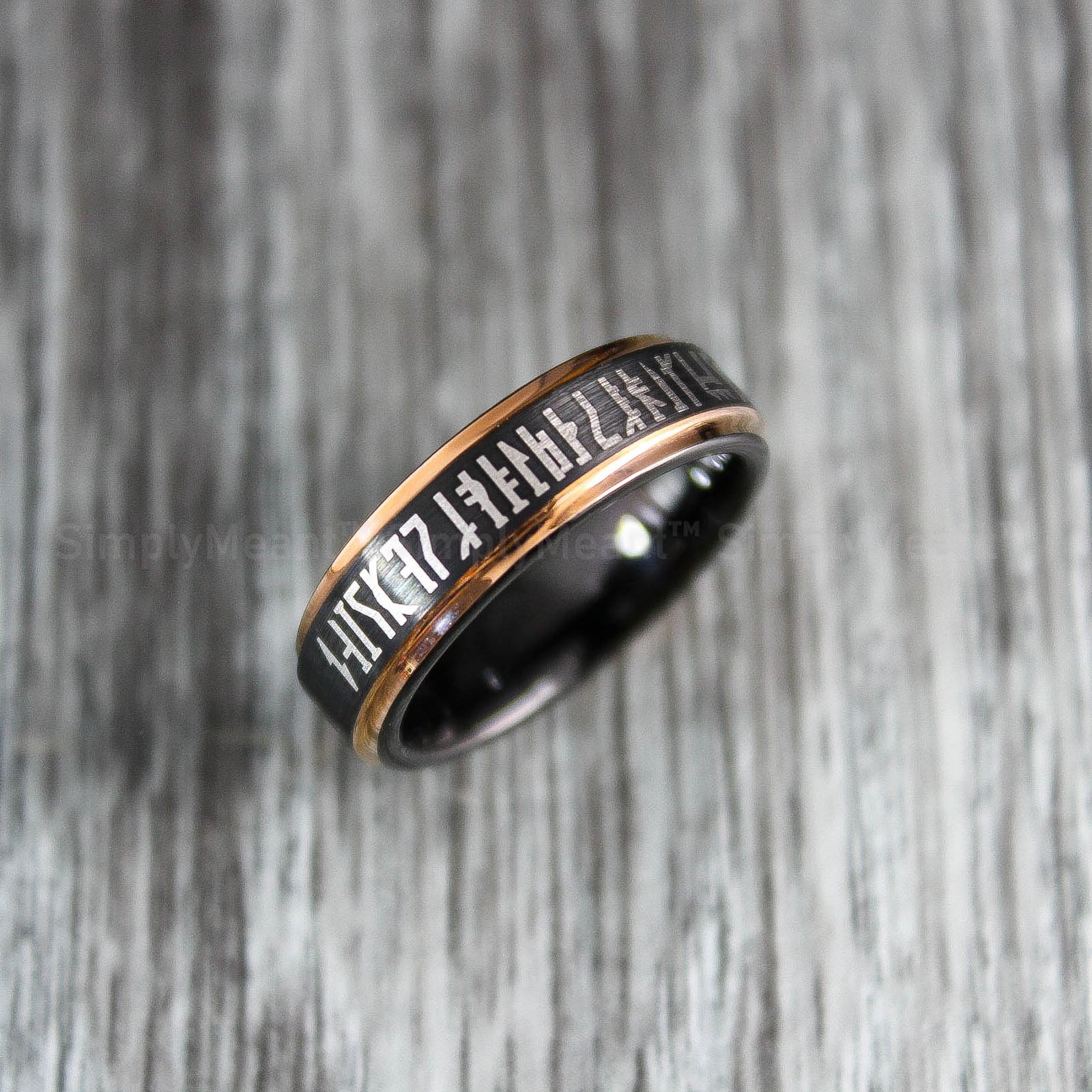 IMG_1670 Mandalorian Wedding Rings, Star Wars Wedding Rings, Mandalorian Jewelry, Mandalorian Ring - Image 1