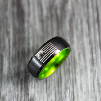 American Flag Ring, American Flag Jewelry, American Flag Wedding Band