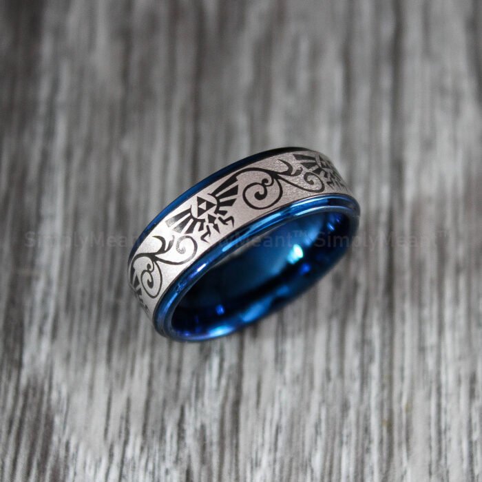 Zelda Wedding Ring, Legend of Zelda Wedding Ring, Zelda Jewelry, Gamer Ring - Image 1